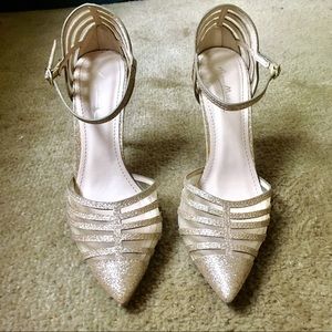 Sparkly Gold Heels
